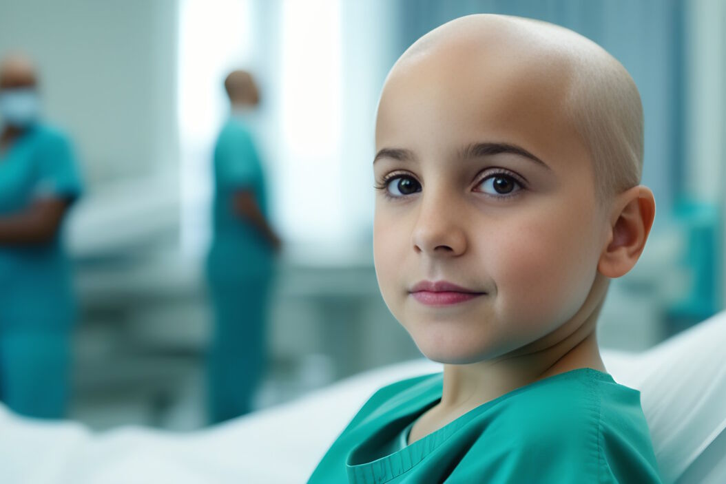 [Translate to chinese:] Advancing pediatric brain tumor surgery. Picture copyright: Shutterstock 8-year-old_child_in_an_oncology_hospital.JPG